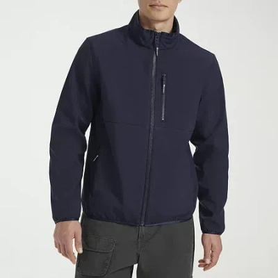 Champion Mens Water Resistant Midweight Softshell Jacket In Blue