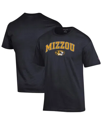 Champion Men'sâ Black Missouri Tigers Arched Logo T-shirt