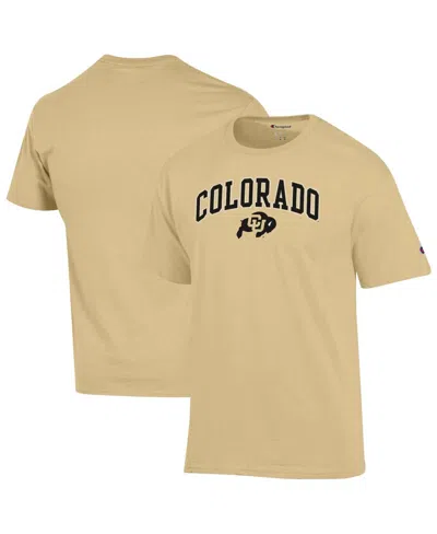 Champion Men'sâ Vegas Gold Colorado Buffaloes Arched Logo T-shirt In Brown