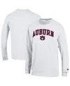 Champion White Auburn Tigers Arch Over Logo Long Sleeve T-shirt In White