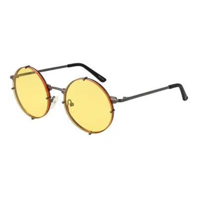 Champion Blue Metal Sunglasses In Yellow