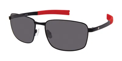 Champion Mile Polarized C01 Occhiali Da Sole Neri Per Uomo In Black
