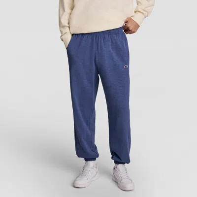 Champion Modern Retro Washed Pant, C Logo In Blue