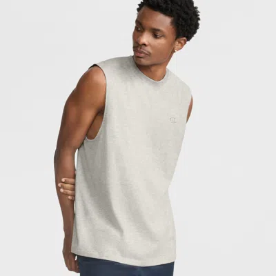 Champion Muscle Tank, C Logo In Gray