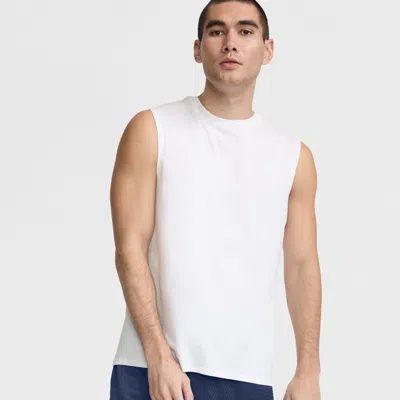 Champion Muscle Tank, C Logo In White