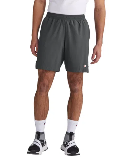 Champion Mvp Shorts With Total Support Pouch, C Logo 7" In Stealth In Multi
