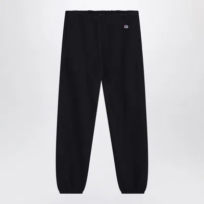 CHAMPION CHAMPION  NAVY BLUE COTTON JOGGING TROUSERS