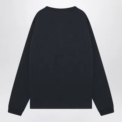 Champion Navy Blue Long Sleeved T Shirt