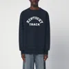 Champion Navy Blue Sweatshirt True To Archive Reverse Weave In Blue