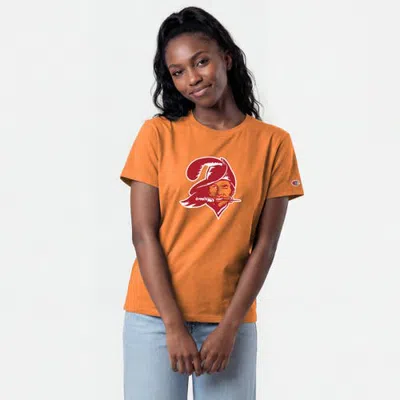 Champion Orange Tampa Bay Buccaneers Logo T-shirt