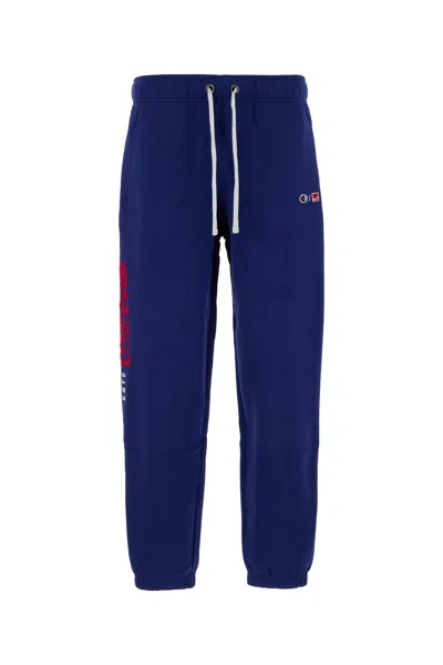 Champion Coca Cola Trousers Elastic Cuffs In Blue