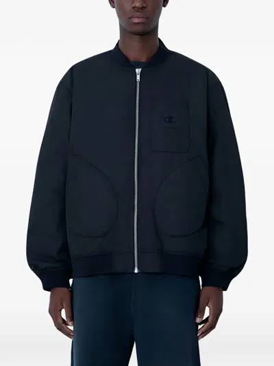 CHAMPION PATCH-POCKET BOMBER JACKET