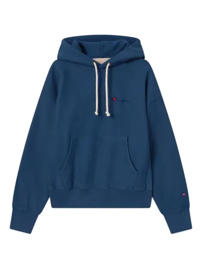 CHAMPION LOGO-EMBROIDERED HOODIE
