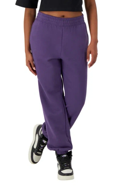 Champion Powerblend Boyfriend Sweatpants In Pop Art Purple