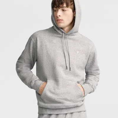 Champion Powerblend Crewneck Sweatshirt, C Logo - Big & Tall In Gray