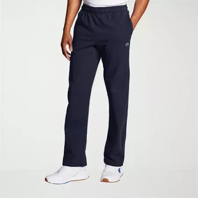 Champion Powerblend Fleece Mens Regular Fit Sweatpant In Blue