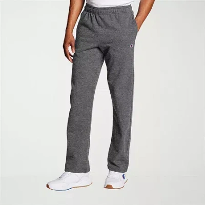 Champion Powerblend Fleece Mens Regular Fit Sweatpant In Silver