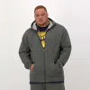 Champion Powerblend Full-zip Hoodie, C Logo - Big & Tall In Green