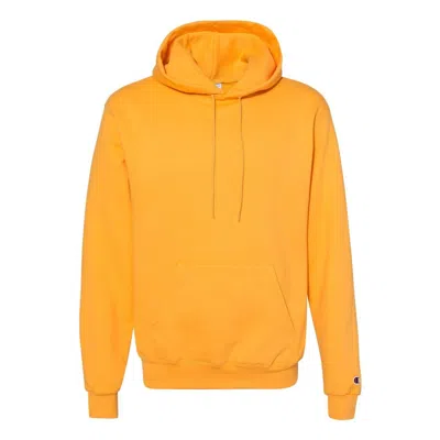 Champion Powerblend Hooded Sweatshirt In Yellow