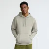 Champion Powerblend Hoodie, C Logo In Gray