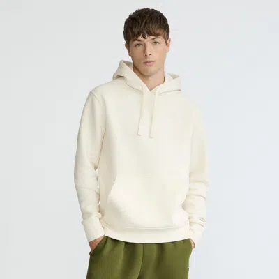 Champion Powerblend Hoodie, C Logo In White