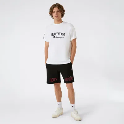 Champion Powerblend Hoodie, Full Script Logo In Black