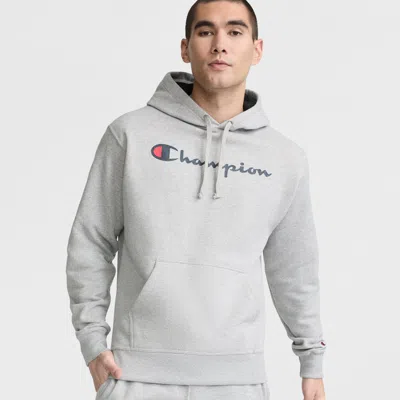CHAMPION POWERBLEND HOODIE, FULL SCRIPT LOGO
