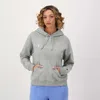 Champion Powerblend Hoodie, Relaxed, Full Embroidered Script Logo In Gray