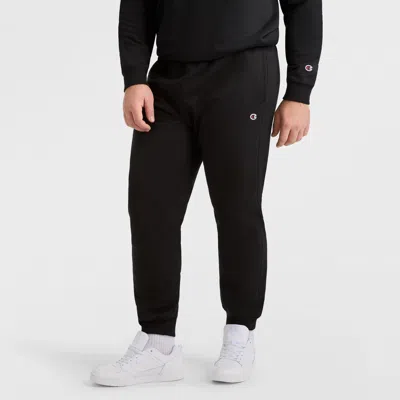 Champion Powerblend Joggers, C Logo - Big & Tall In Black