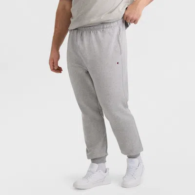 Champion Powerblend Joggers, C Logo - Big & Tall In Gray