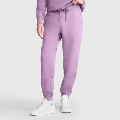 Champion Powerblend Joggers, C Logo In Smoky Grape