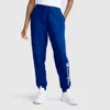 Champion Powerblend Joggers, Classic Script Logo In Blue Depths