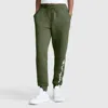 Champion Powerblend Joggers, Classic Script Logo In Chive