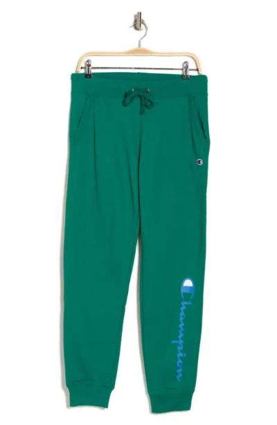 Champion Powerblend Joggers In Emerald Night