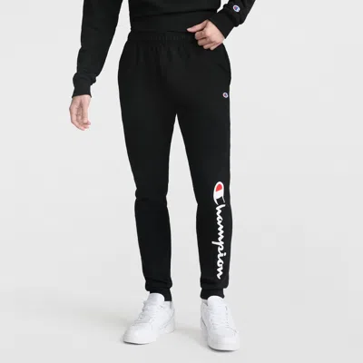 Champion Powerblend Joggers, Script Logo In Black