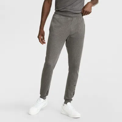 Champion Powerblend Joggers, Script Logo In Granite Grey Heather