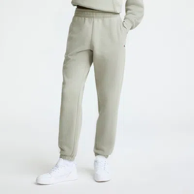 Champion Powerblend Oversized Sweatpants, C Logo In Green