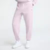 Champion Powerblend Oversized Sweatpants, C Logo In Pink