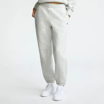 Champion Powerblend Oversized Sweatpants, C Logo In White