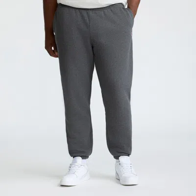 Champion Powerblend Sweatpants, Cinched Bottom, C Logo - Big & Tall In Granite Heather
