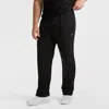 Champion Powerblend Sweatpants, Open Hem, C Logo - Big & Tall In Black