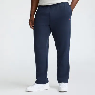 Champion Men's Powerblend Fleece Relaxed Pants In Navy