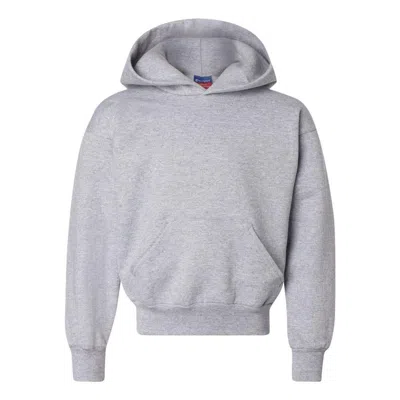 Champion Kids'  Powerblend Youth Hooded Sweatshirt In Orange