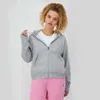 Champion Powerblend Zip-up Hoodie, C Logo In Multi