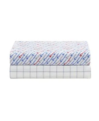 Champion Printed Microfiber Sheet Sets In Multi