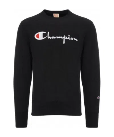 Champion Printed Pattern Pullover In Black