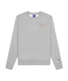 Champion Printed Round-neck Sweater In Gray