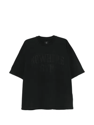 Champion Printed T-shirt In Black