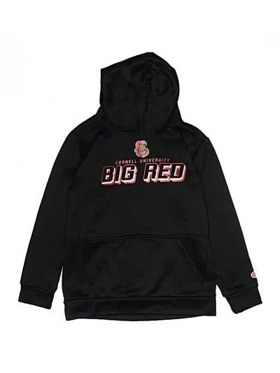 Pre-owned Champion Kids' Pullover Hoodie In Black