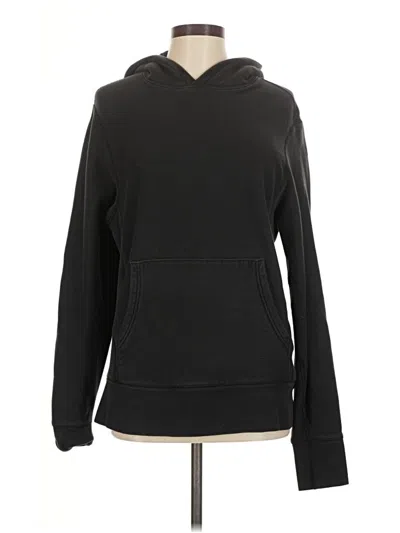 Pre-owned Champion Pullover Hoodie In Black